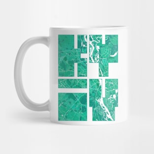 Kyiv, Ukraine City Map Typography - Watercolor Mug